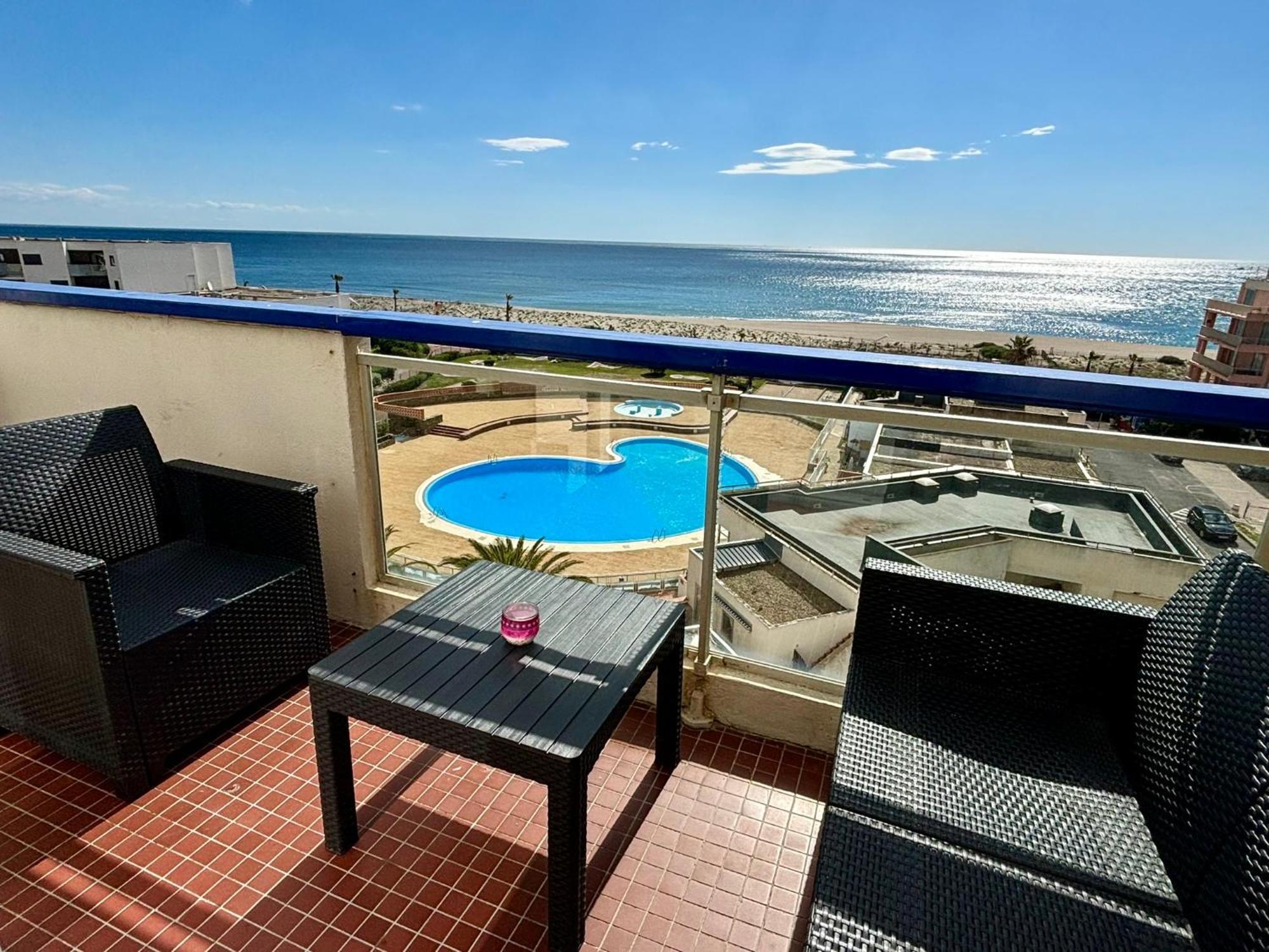 *Au Lydia* Appartement Vue Sur Mer, Avec Piscine. Le Barcarès Extérieur photo